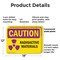 Signmission Radiation & Laser Sign, 12 in H x 18 in W, Plastic, Rectangle OS-2PACK-CR-P-1218-L-10189 - alternate 4